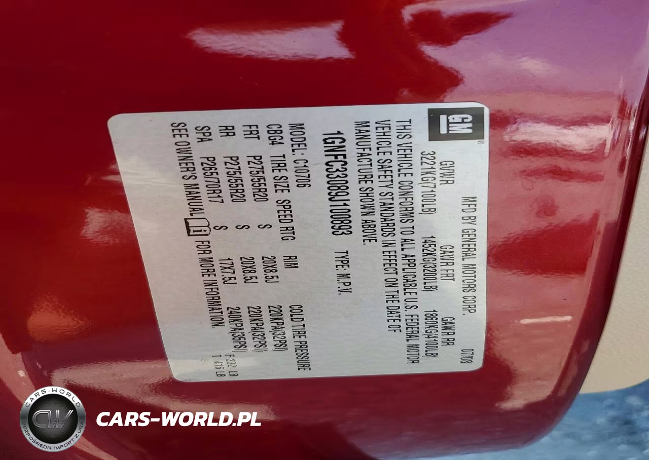 2009 Chevrolet Tahoe C1500 Ltz VIN:1GNFC33089J100893 - 13