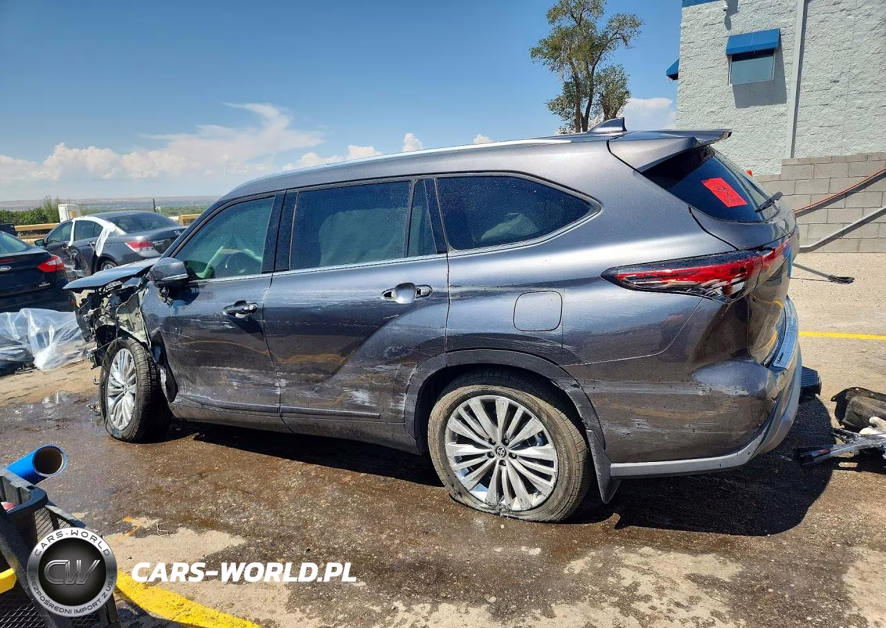2023 Toyota Highlander Hybrid Platinum VIN:5TDEBRCH9PS121879 - 2