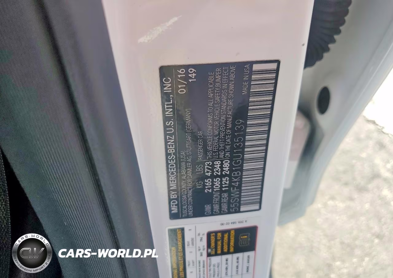2016 Mercedes-Benz C 300 4Matic VIN:55SWF4KB1GU135139 - 12