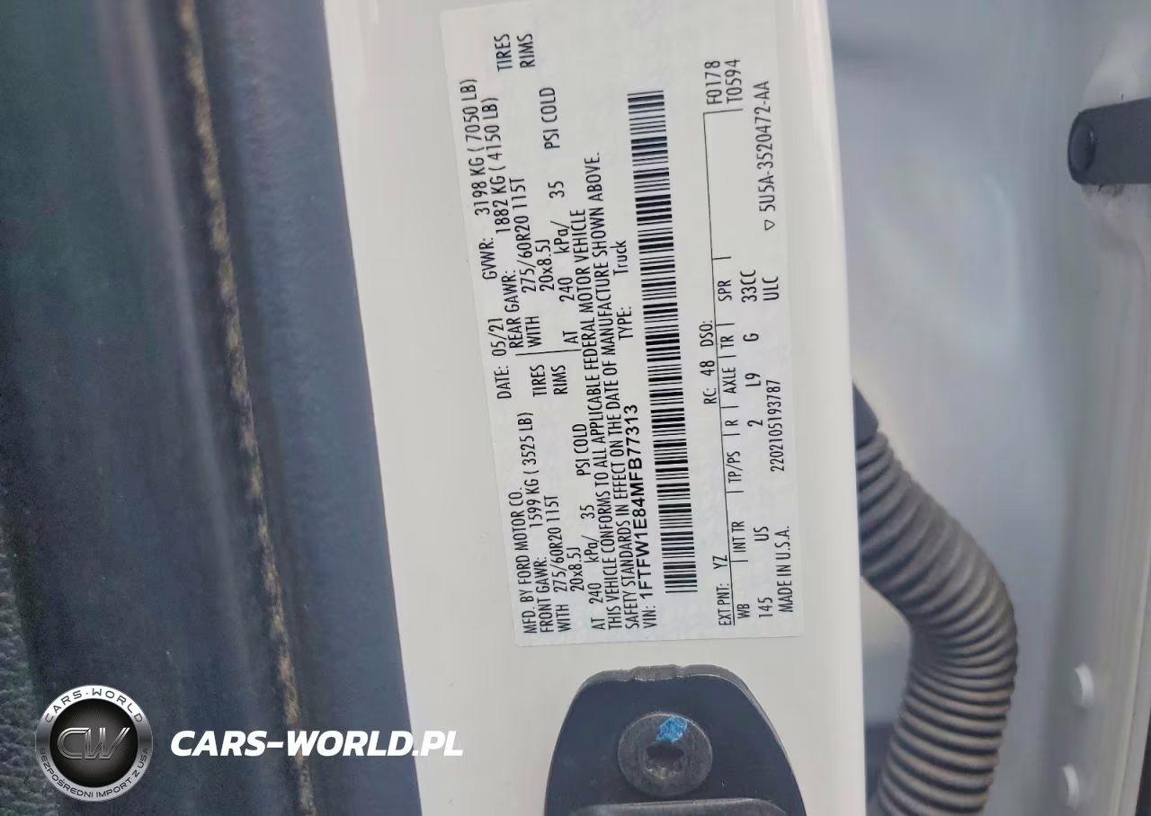 2021 Ford F150 Supercrew VIN:1FTFW1E84MFB77313 - 12