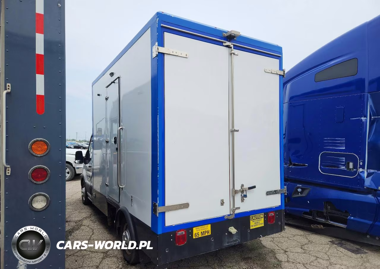 2023 Ford Transit 350 Refrigerated Box Truck VIN:1FDBW7ZG8PKA19485 - 2