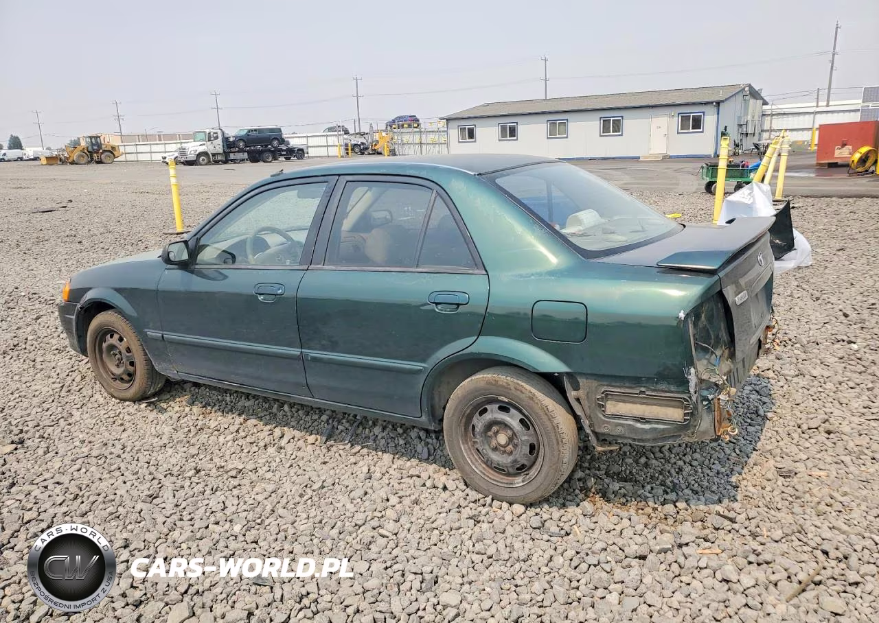 2000 Mazda Protege Dx VIN:JM1BJ2225Y0289890 - 2
