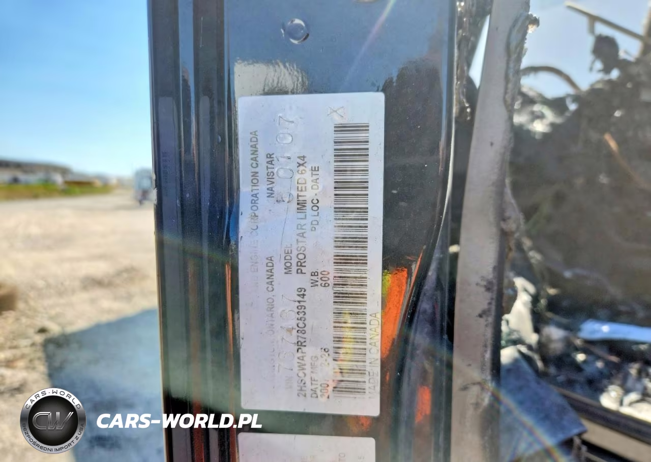 2008 International Lf637 Semi Truck VIN:2HSCWAPR78C539149 - 12