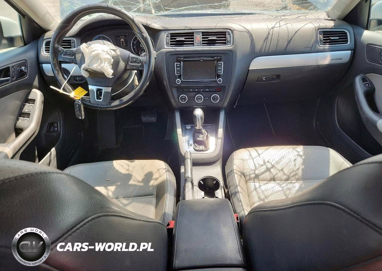 2013 Volkswagen Jetta Hybrid VIN:3VW637AJ1DM251028 - 8