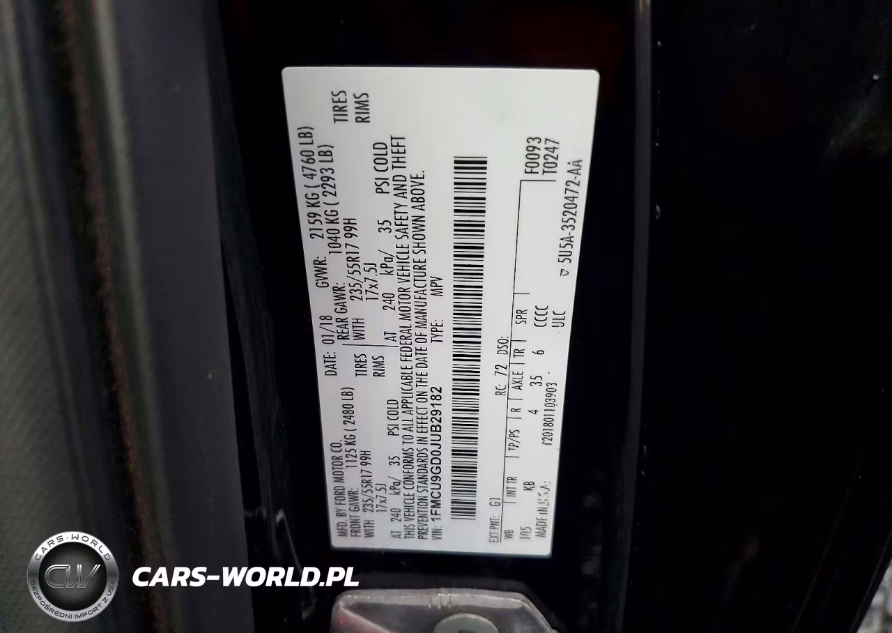 2018 Ford Escape Se VIN:1FMCU9GD0JUB29182 - 13