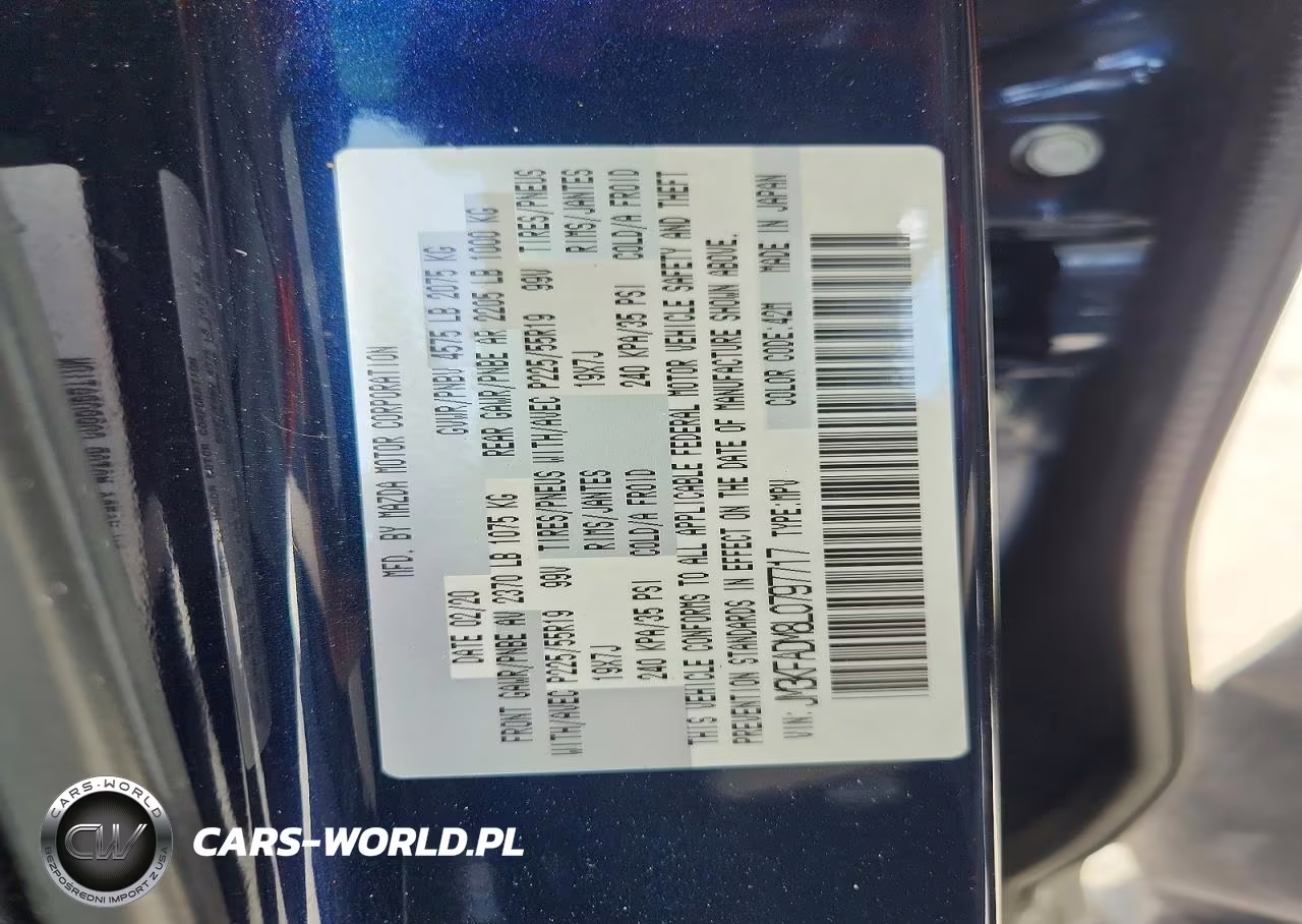 2020 Mazda Cx-5 Grand Touring VIN:JM3KFADM8L0797717 - 13