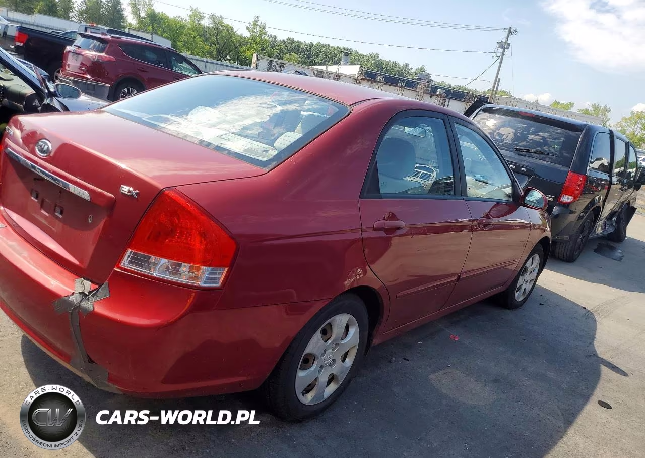 2009 Kia Spectra Lx VIN:KNAFE222095639501 - 3