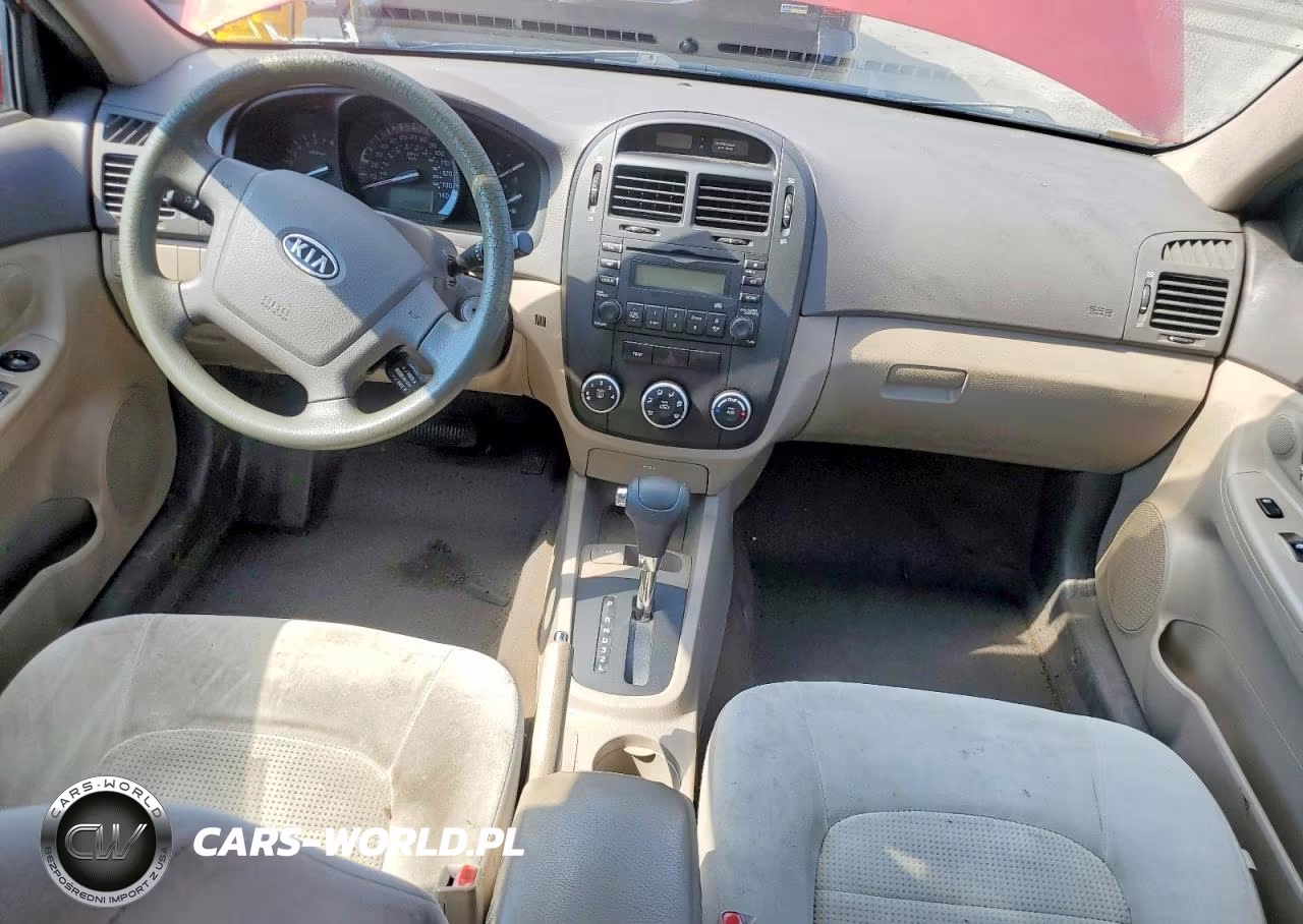 2009 Kia Spectra Lx VIN:KNAFE222095639501 - 8