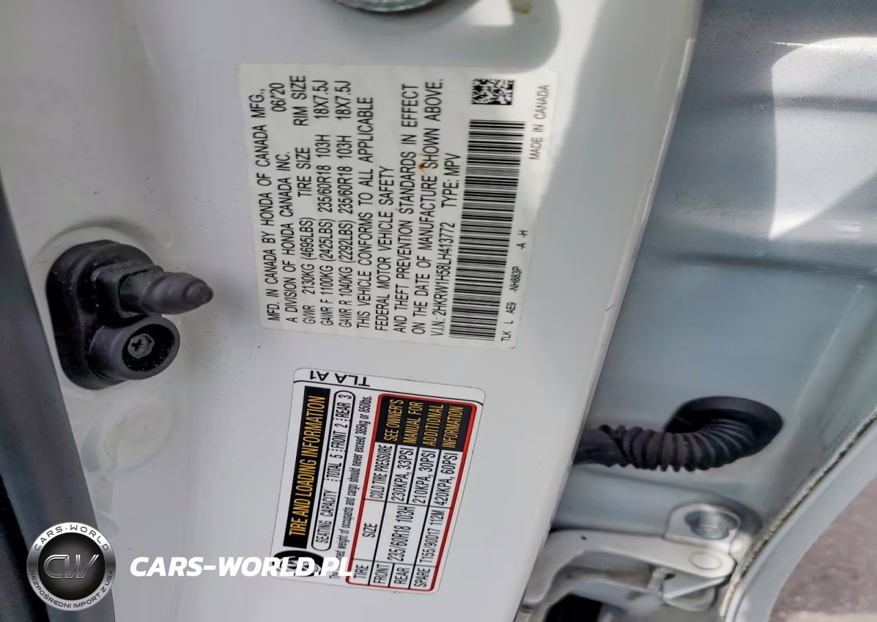 2020 Honda Cr-V Ex VIN:2HKRW1H58LH413772 - 14