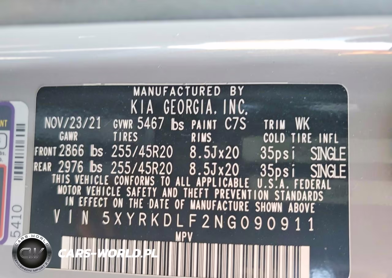 2022 Kia Sorento X-Line Sx Prestige VIN:5XYRKDLF2NG090911 - 13