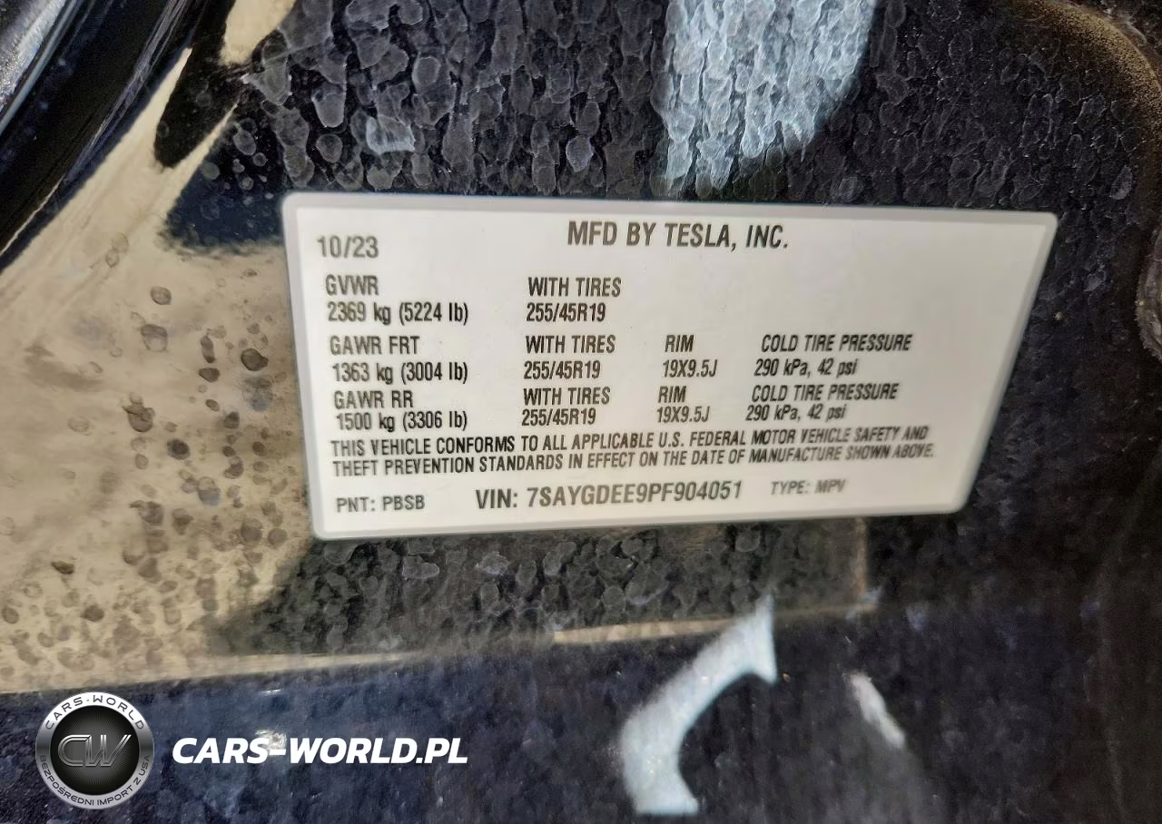 2023 Tesla Model Y VIN:7SAYGDEE9PF904051 - 13