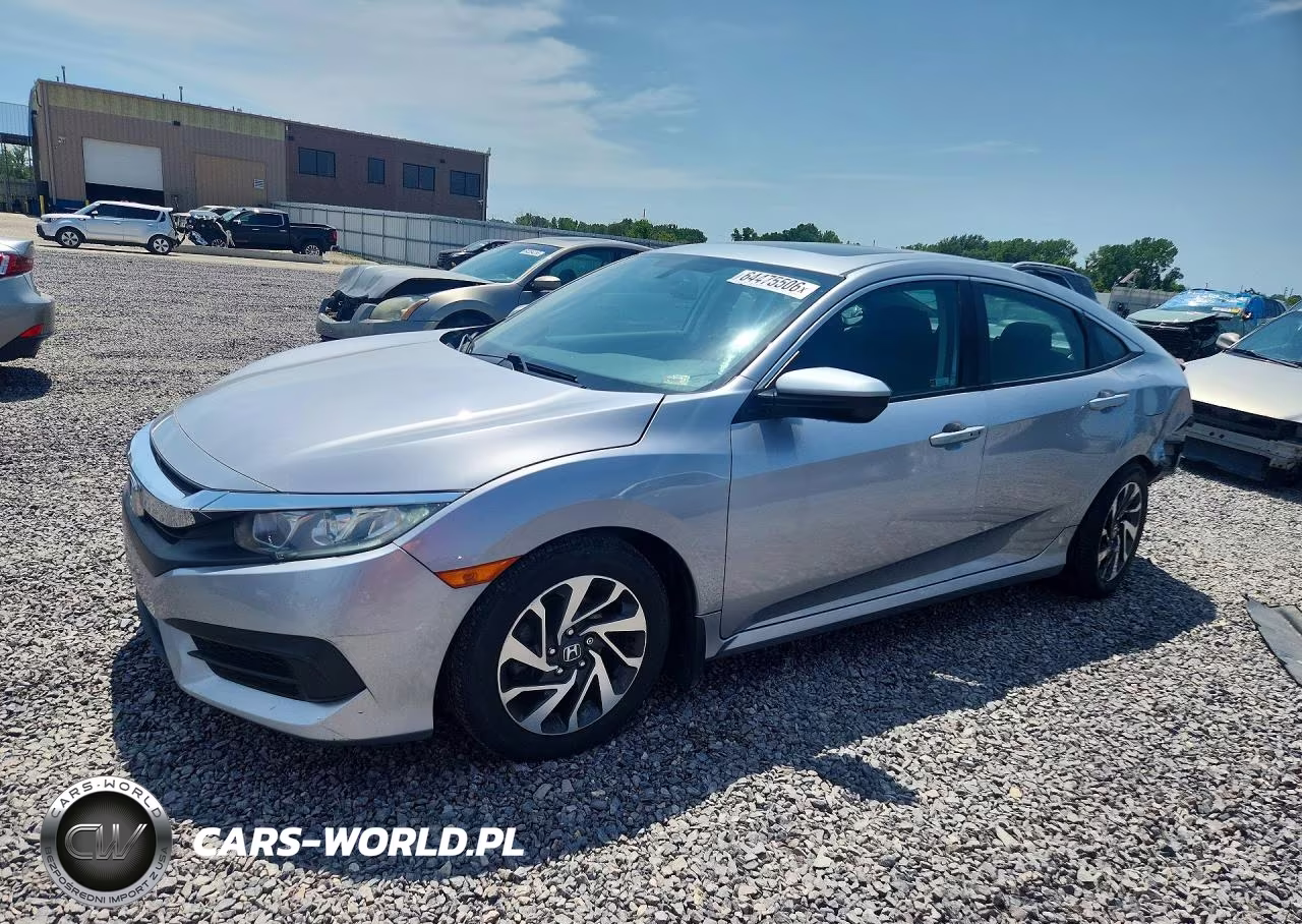 2018 Honda Civic Ex VIN:19XFC2F71JE002608 - 1