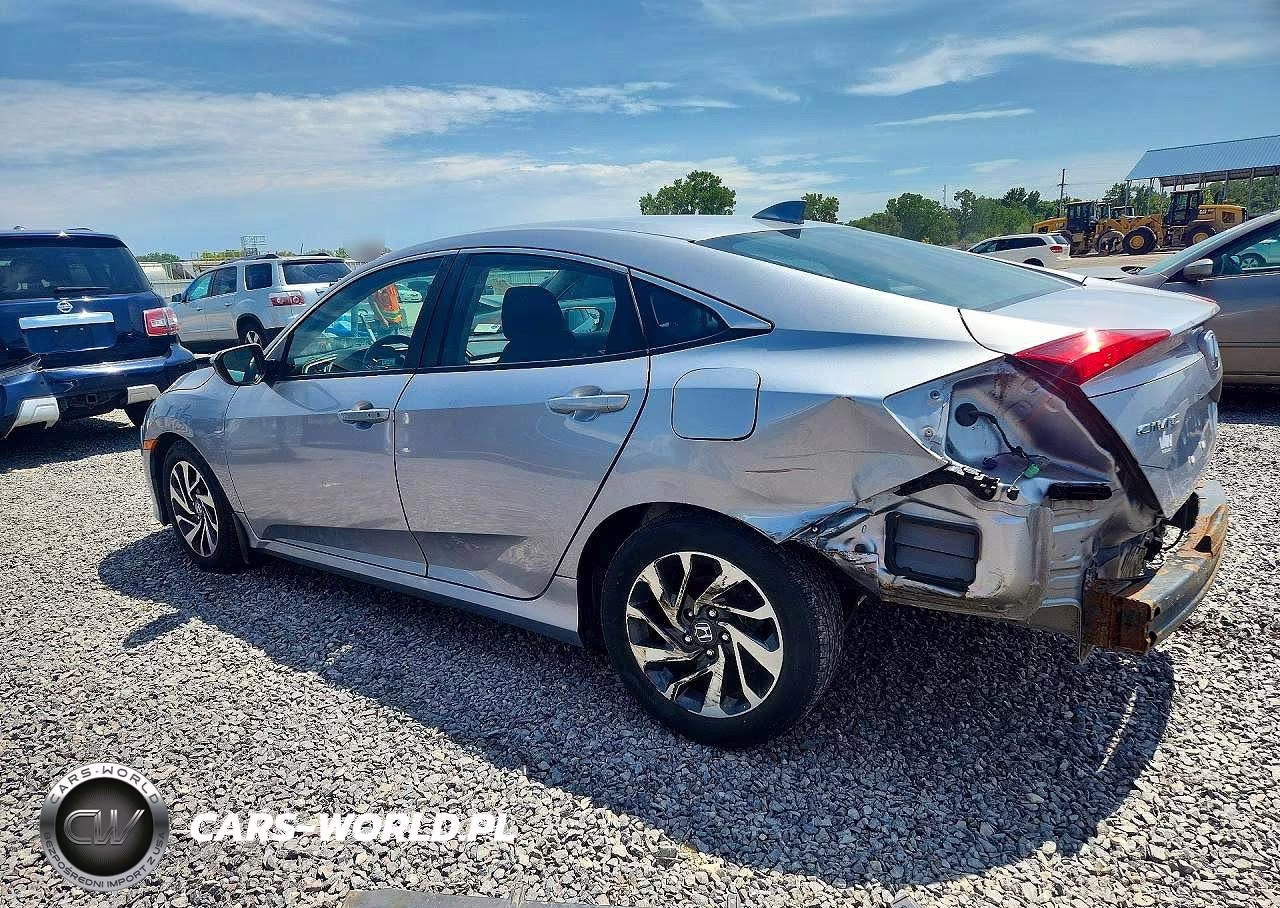 2018 Honda Civic Ex VIN:19XFC2F71JE002608 - 2