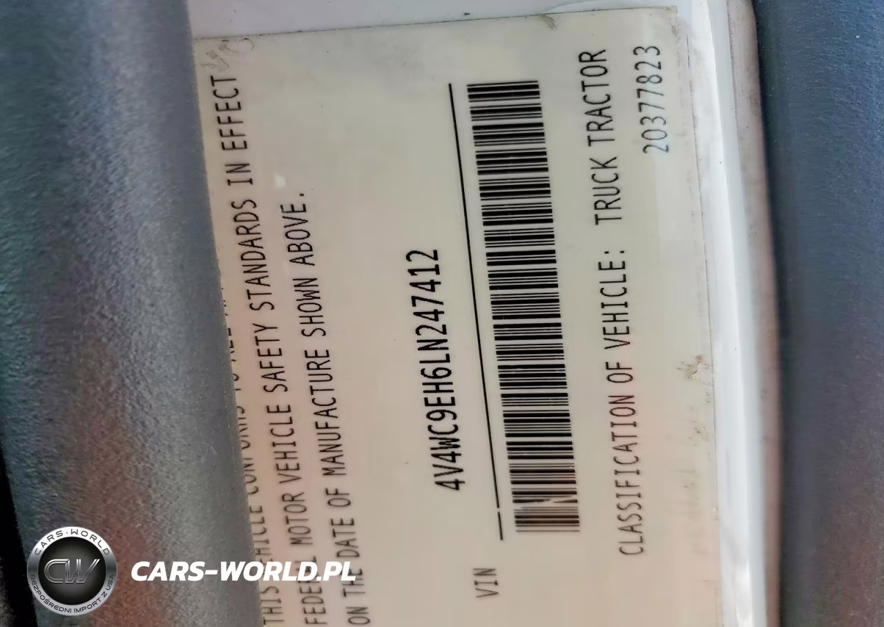 2020 Volvo Vnr VIN:4V4WC9EH6LN247412 - 12