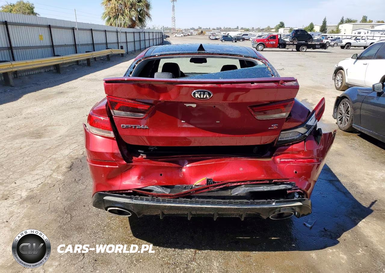 2019 Kia Optima S VIN:5XXGT4L36KG290202 - 6