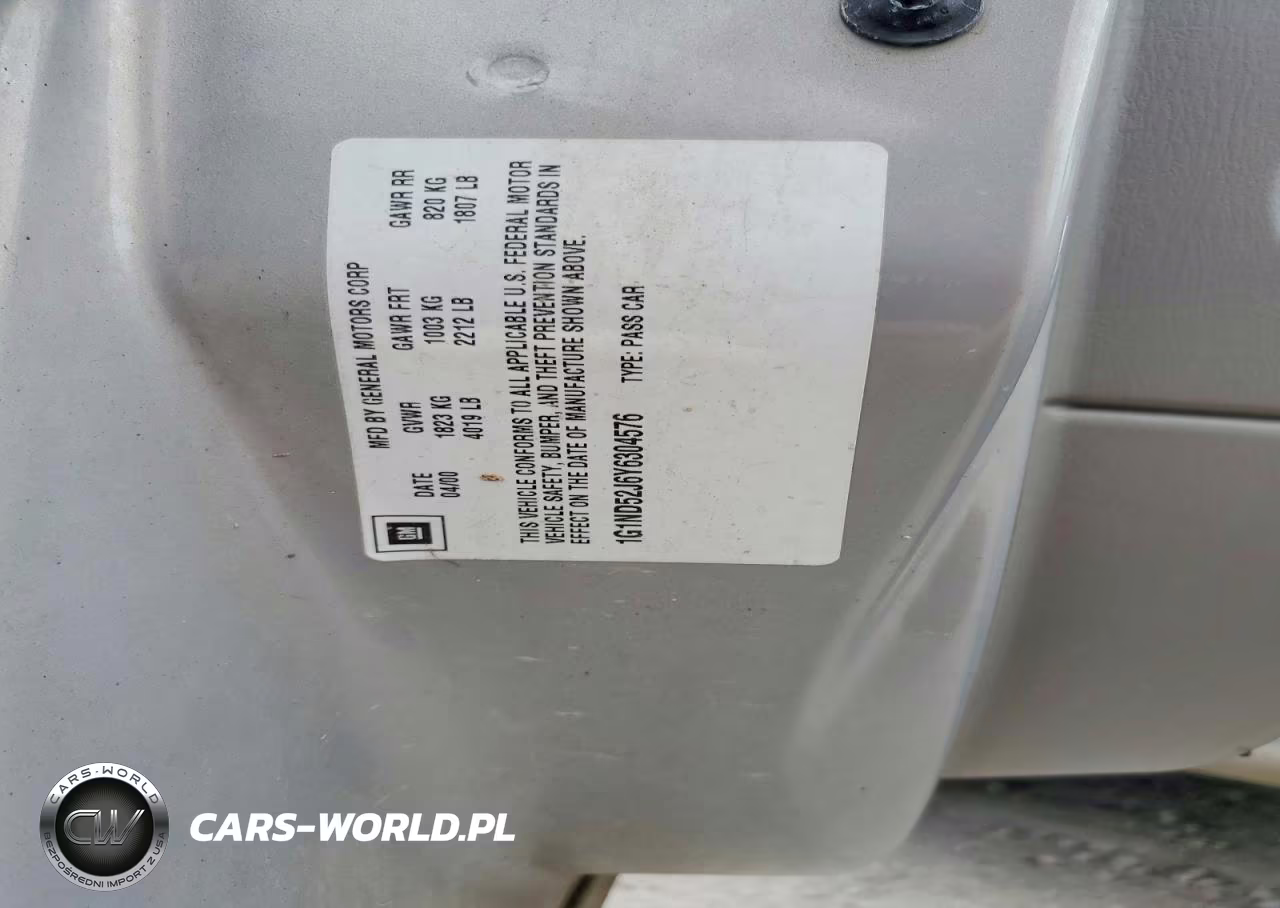 2000 Chevrolet Malibu VIN:1G1ND52J6Y6304576 - 12