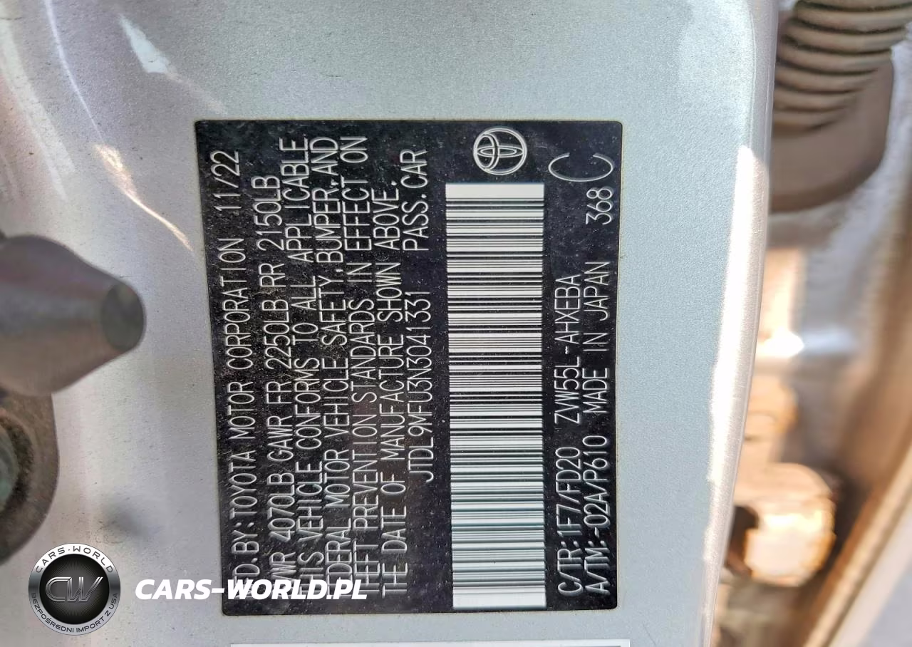 2022 Toyota Prius Le Awd-E VIN:JTDL9MFU3N3041331 - 12