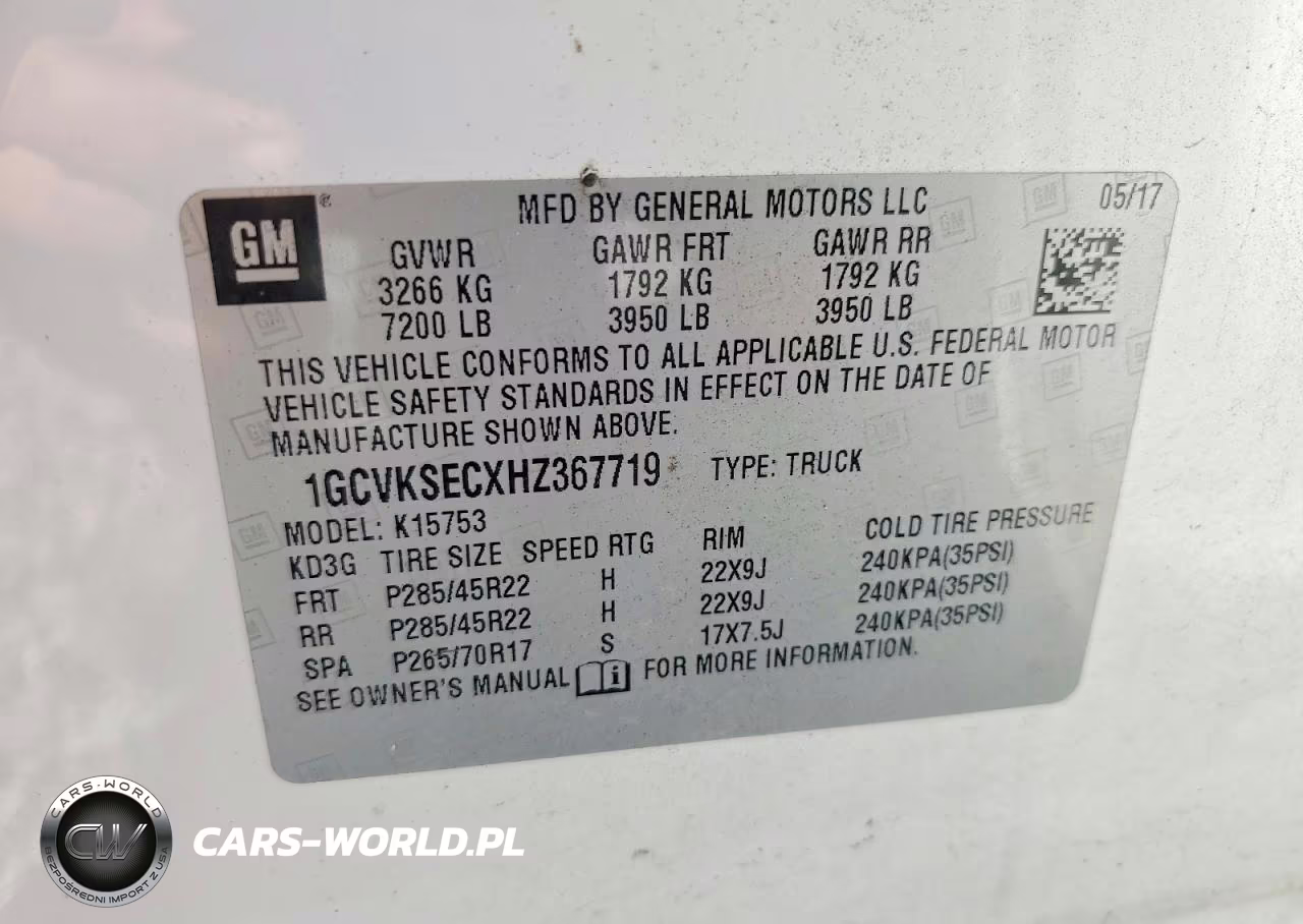 2017 Chevrolet Silverado K1500 Ltz VIN:1GCVKSECXHZ367719 - 13
