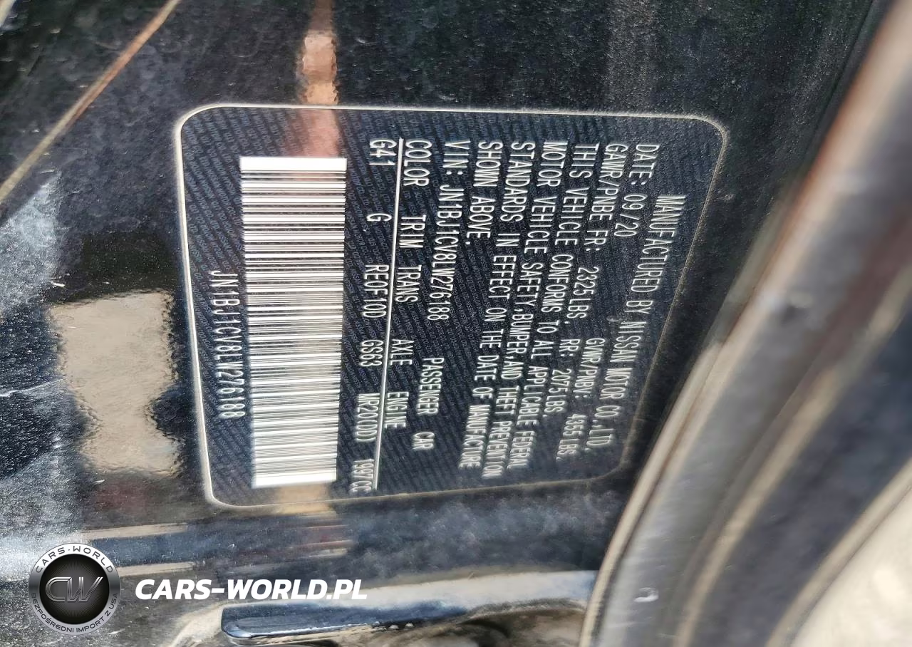 2020 Nissan Rogue Sport S VIN:JN1BJ1CV8LW276188 - 12