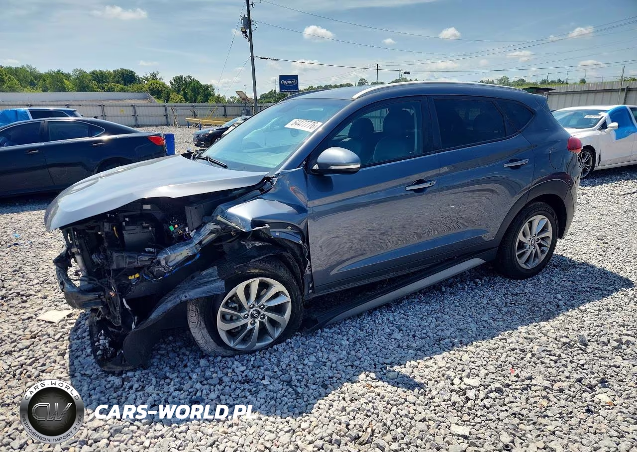 2017 Hyundai Tucson Se Plus VIN:KM8J33A42HU480007 - 1