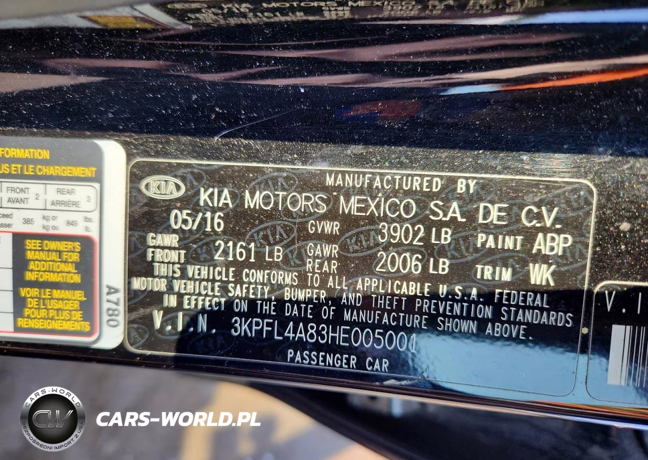 2017 Kia Forte Ex VIN:3KPFL4A83HE005001 - 13
