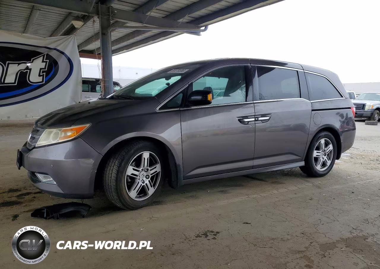 2013 Honda Odyssey Touring VIN:5FNRL5H97DB050982 - 1