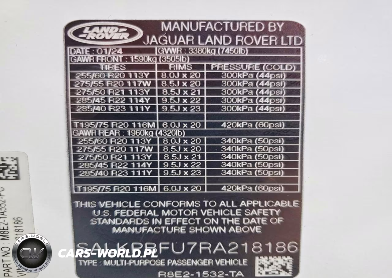 2024 Land Rover Range Rover Se VIN:SALKPBFU7RA218186 - 14