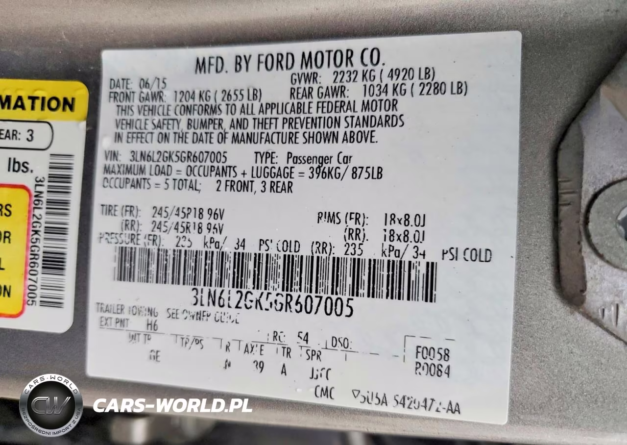 2016 Lincoln Mkz VIN:3LN6L2GK5GR607005 - 12