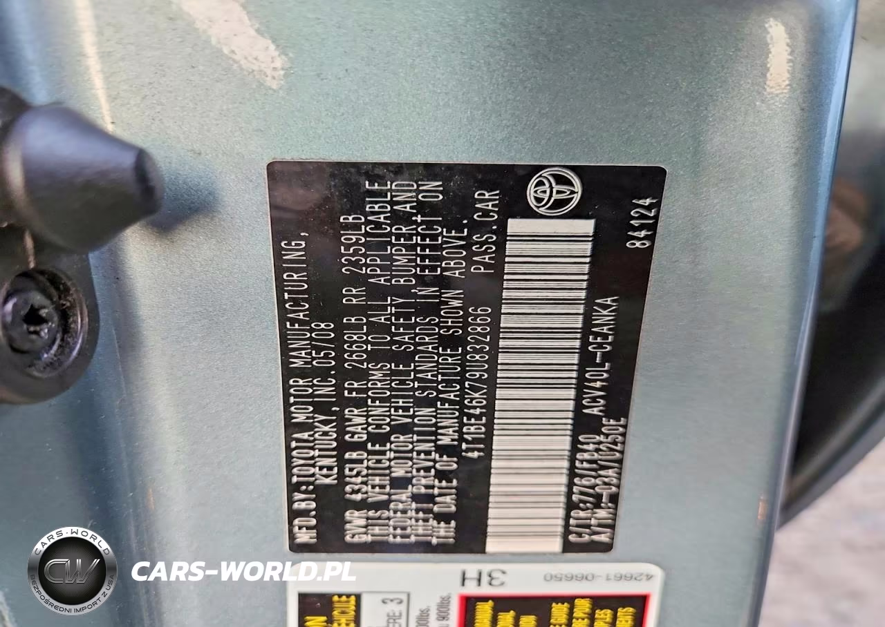 2009 Toyota Camry Le VIN:4T1BE46K79U832866 - 12