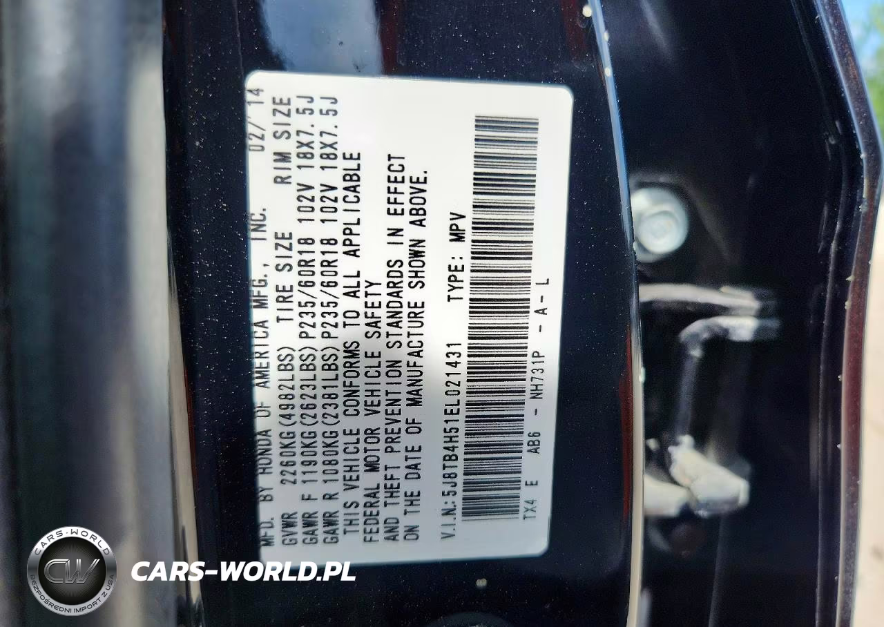 2014 Acura Rdx Technology VIN:5J8TB4H51EL021431 - 14