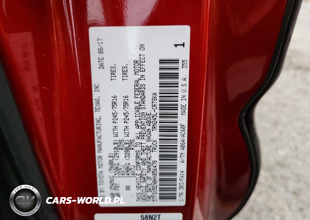 2017 Toyota Tacoma Access Cab VIN:5TFSX5EN0HX056478 - 12