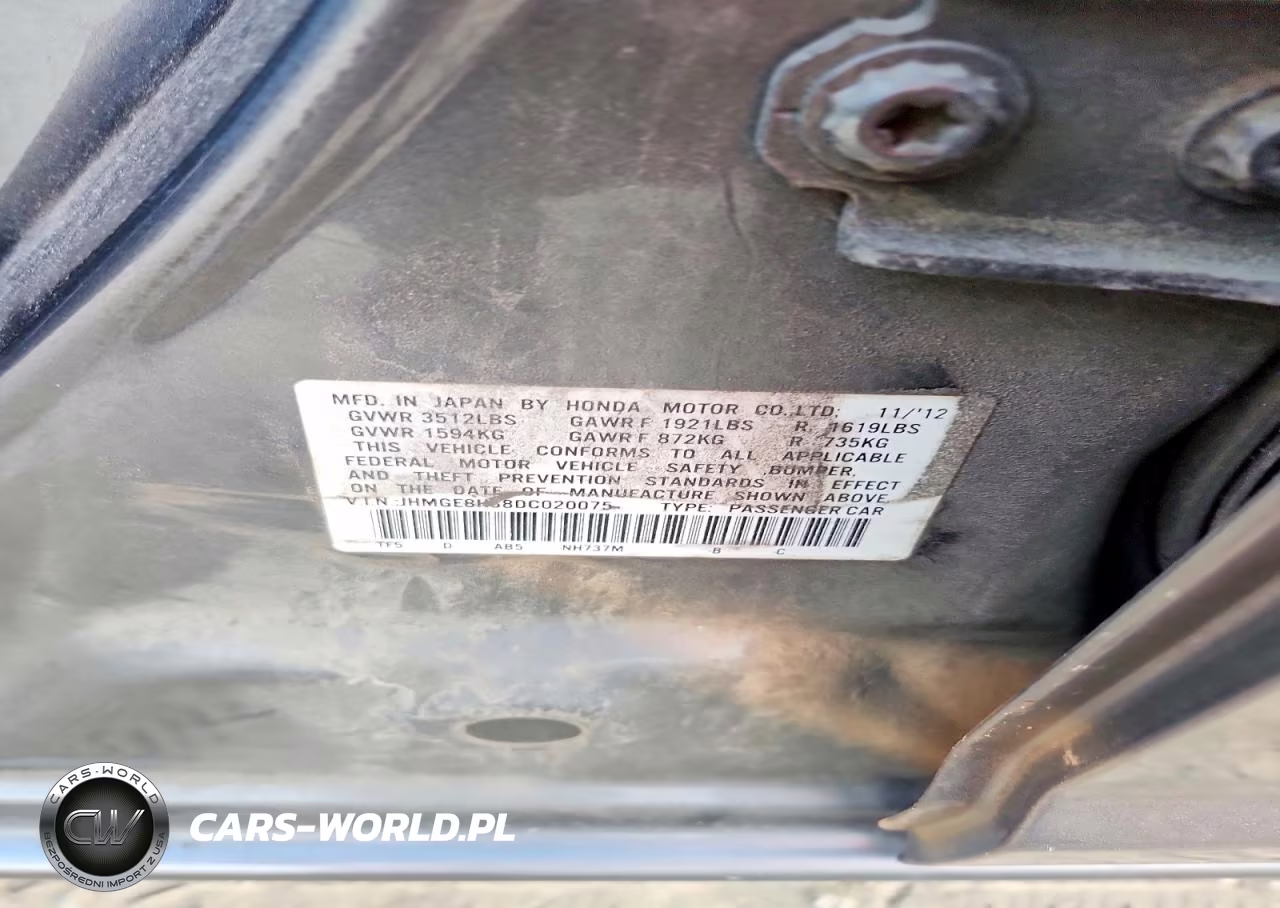 2013 Honda Fit VIN:JHMGE8H38DC020075 - 13