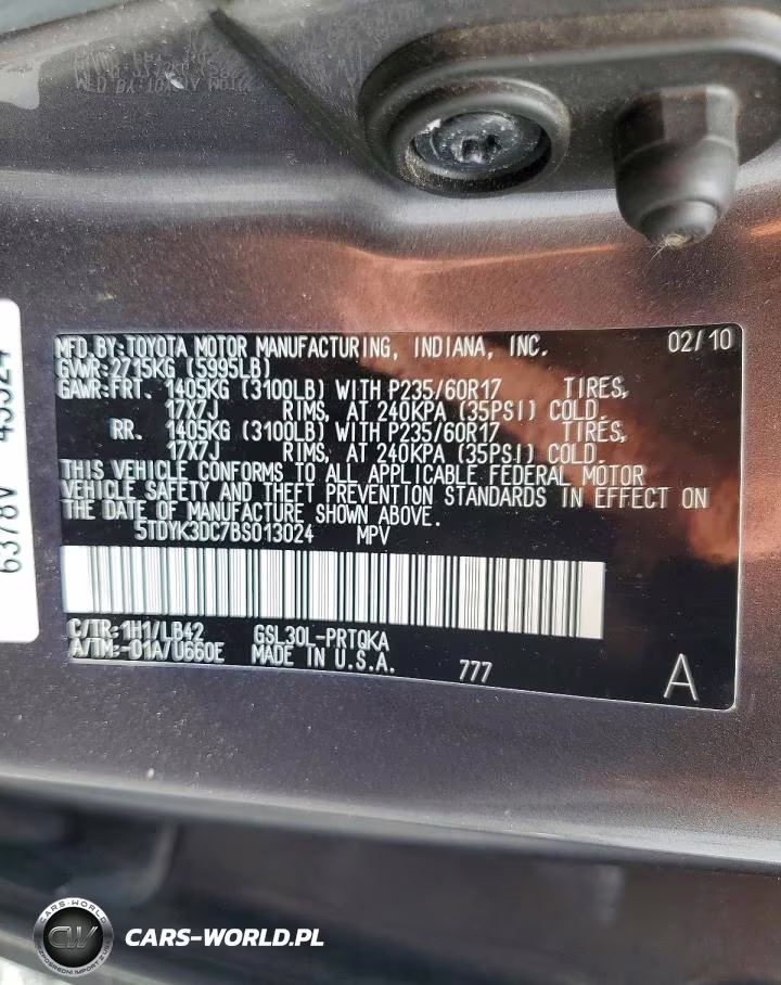 2011 Toyota Sienna Xle 8-Passenger VIN:5TDYK3DC7BS013024 - 13