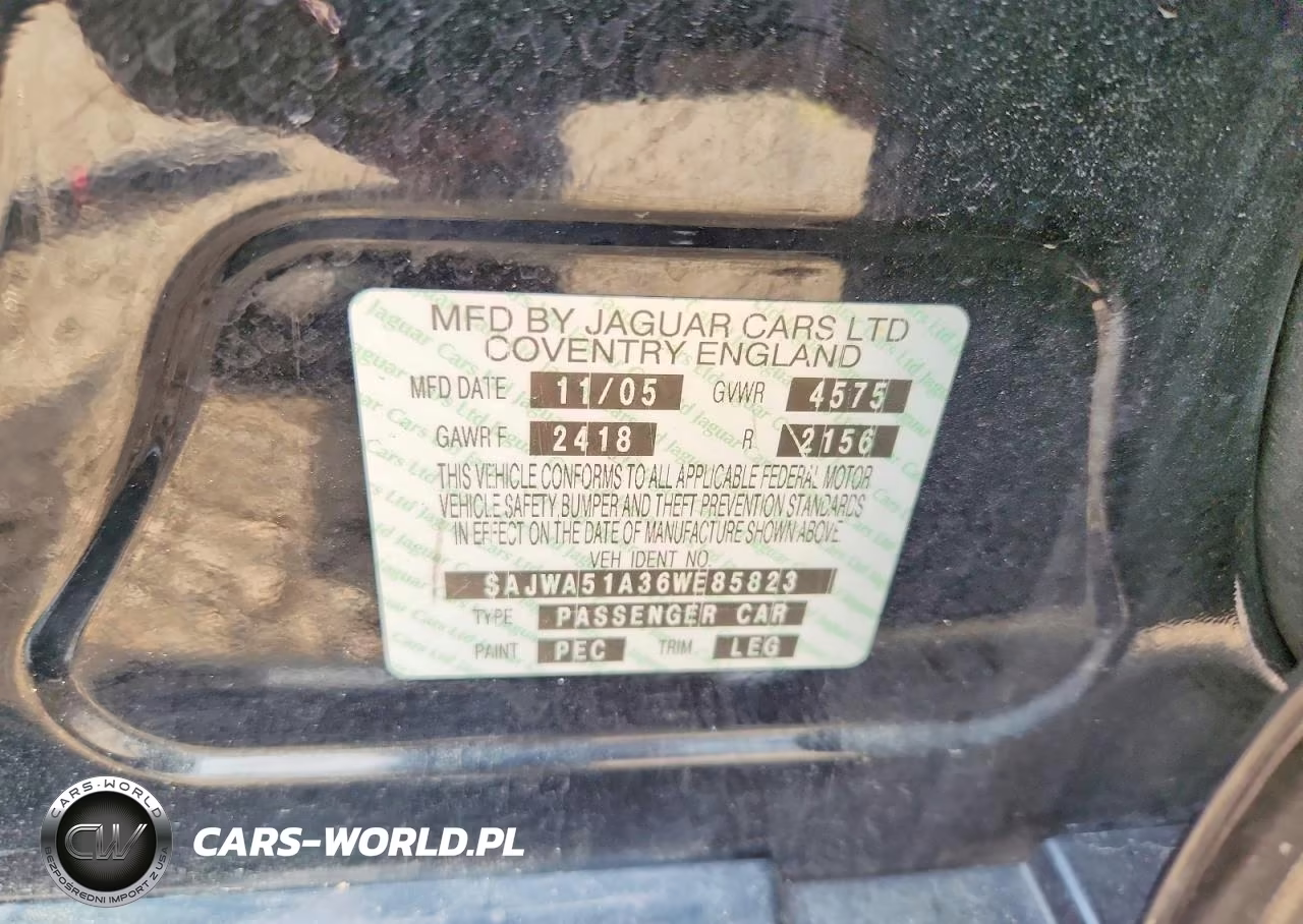 2006 Jaguar X-Type 3.0 VIN:SAJWA51A36WE85823 - 12
