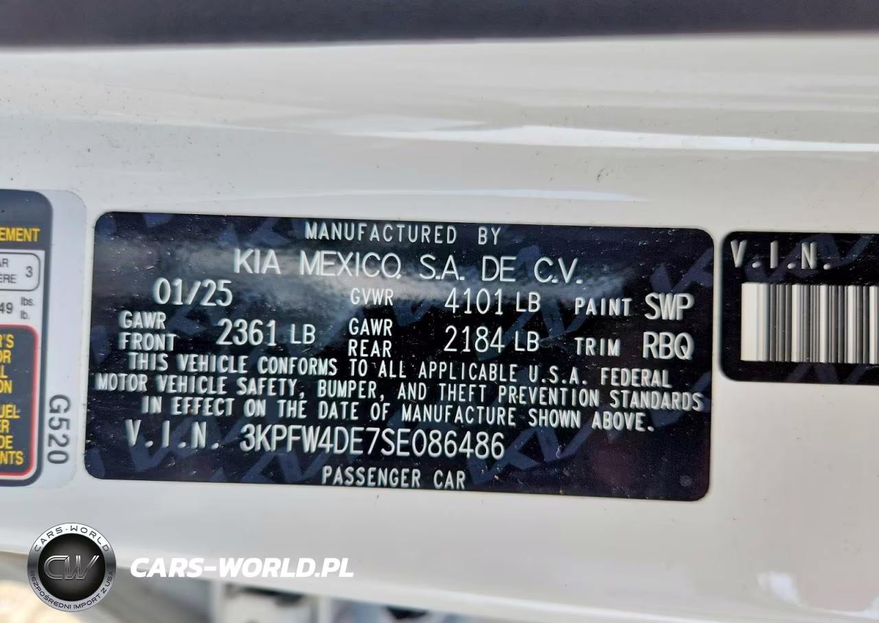2025 Kia K4 Gt Line VIN:3KPFW4DE7SE086486 - 12