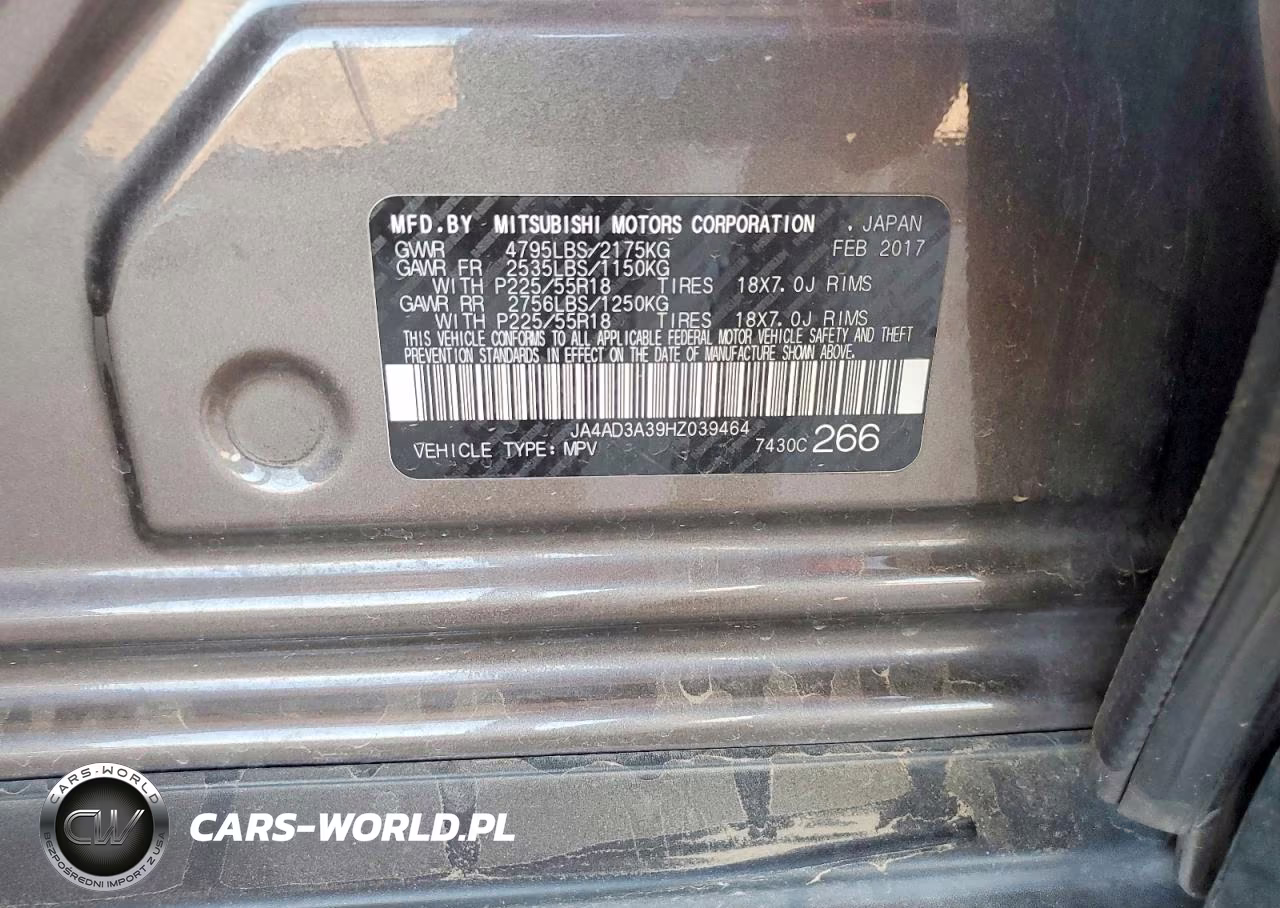 2017 Mitsubishi Outlander Se VIN:JA4AD3A39HZ039464 - 13