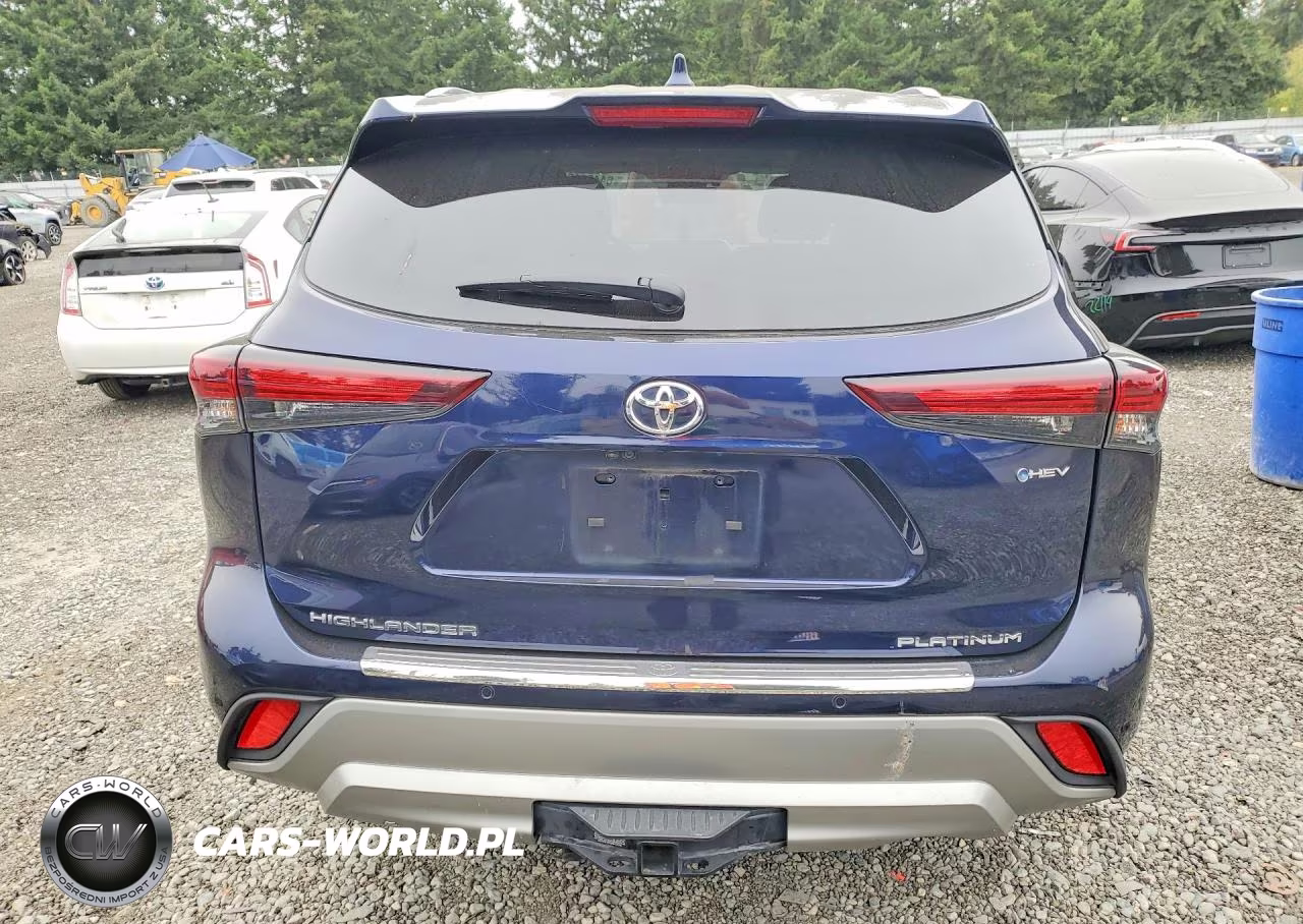 2025 Toyota Highlander Hybrid Platinum VIN:5TDEBRCH1SS662062 - 6