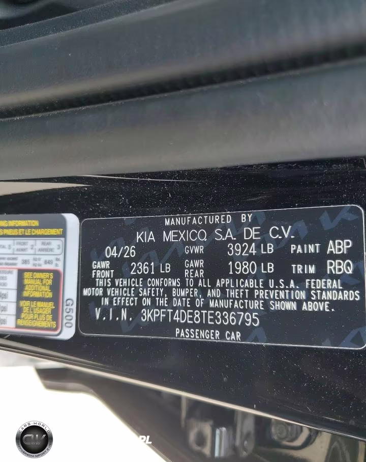2026 Kia K4 Lxs VIN:3KPFT4DE8TE336795 - 12