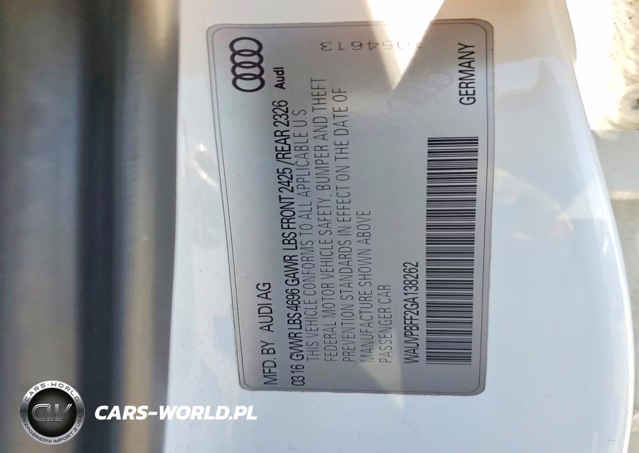 2016 Audi A3 E-Tron Premium Ultra VIN:WAUVPBFF2GA138262 - 12