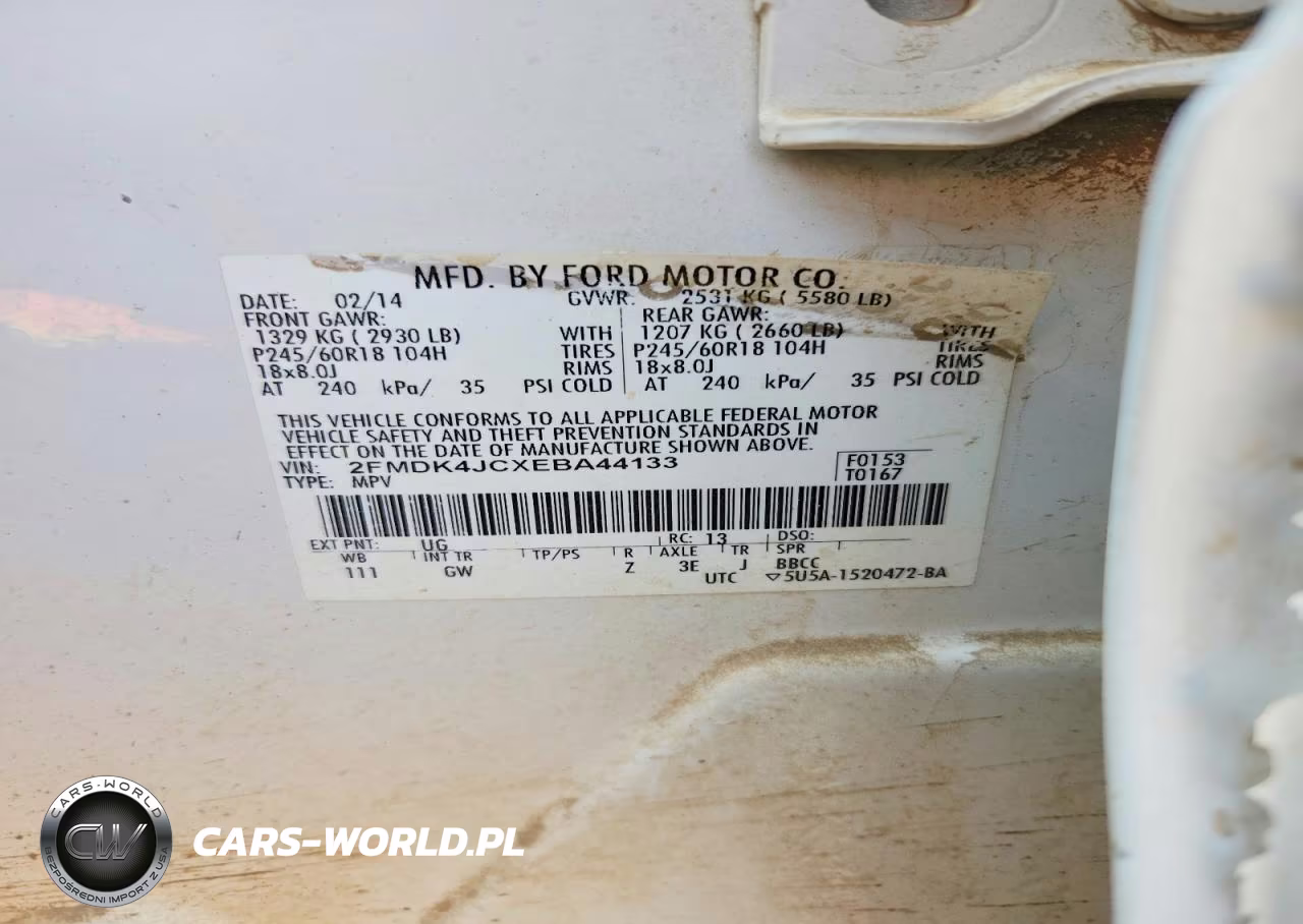 2014 Ford Edge Sel VIN:2FMDK4JCXEBA44133 - 13