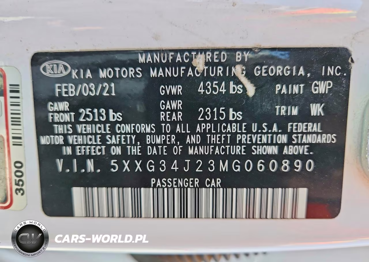 2021 Kia K5 Ex VIN:5XXG34J23MG060890 - 13