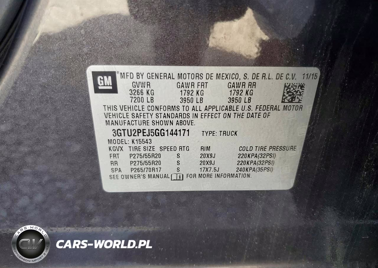 2016 GMC Sierra K1500 Denali VIN:3GTU2PEJ5GG144171 - 12