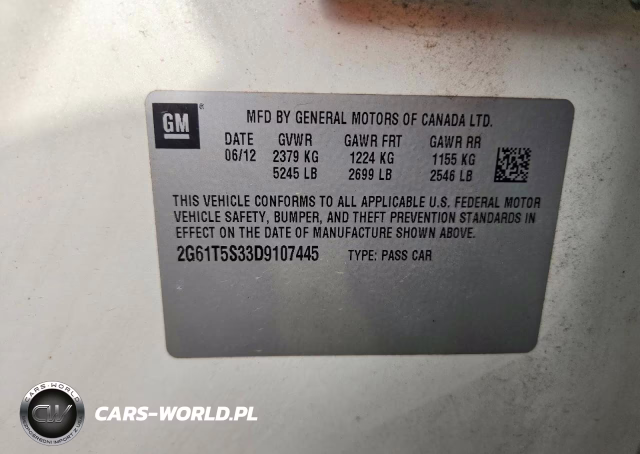 2013 Cadillac Xts Premium Collection VIN:2G61T5S33D9107445 - 12