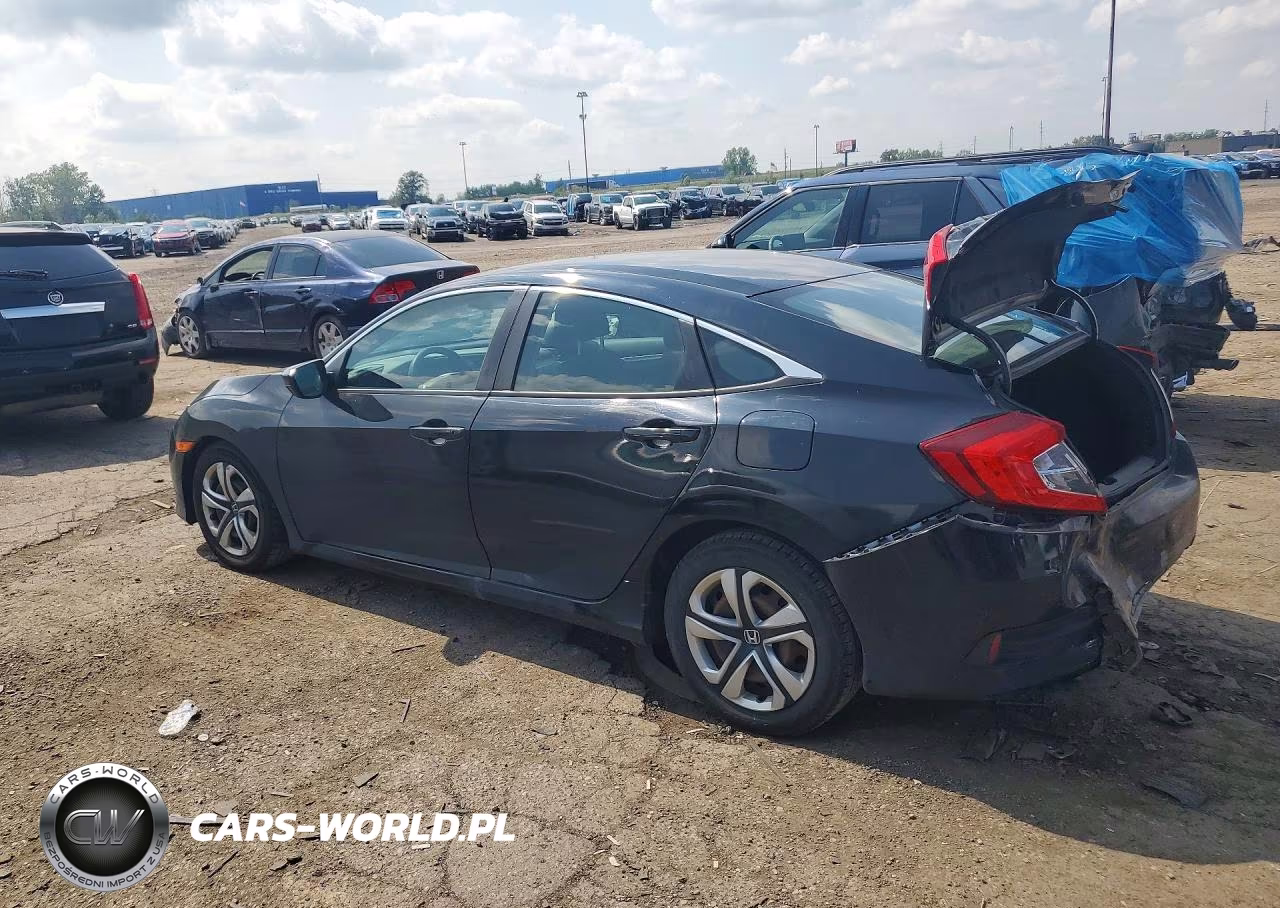 2016 Honda Civic Lx VIN:19XFC2F51GE030836 - 2