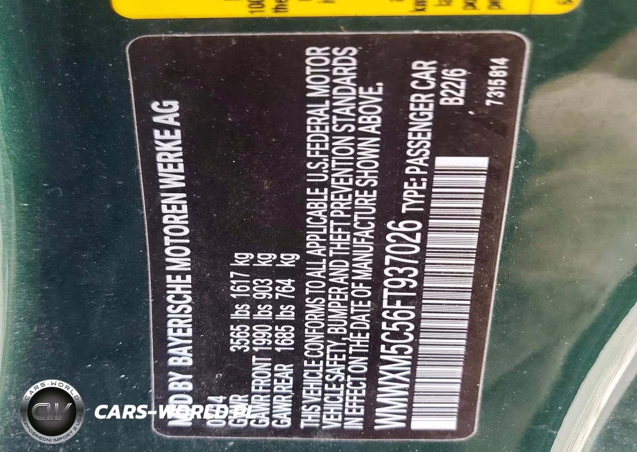 2015 Mini Cooper VIN:WMWXM5C56FT937026 - 12