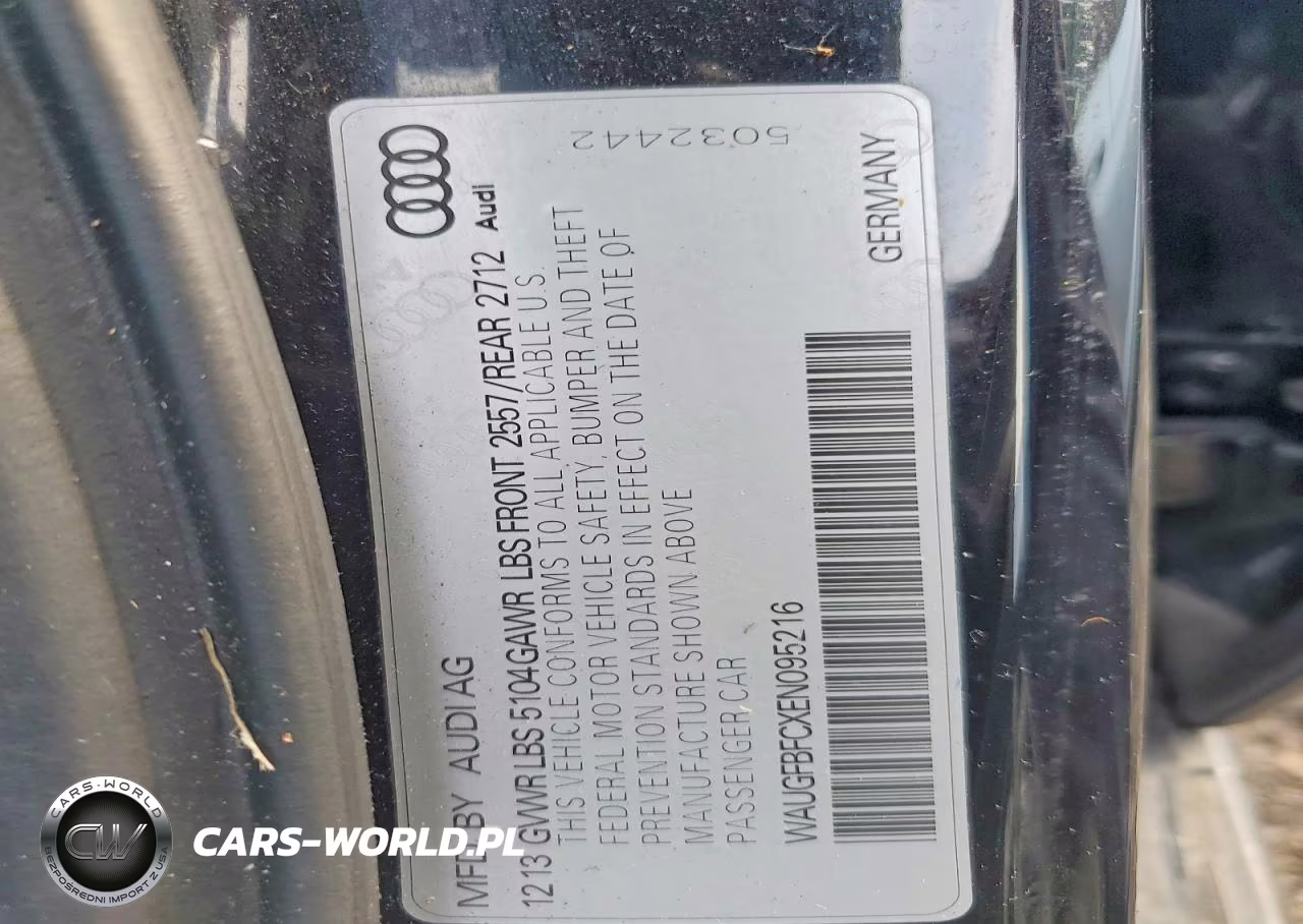 2014 Audi A6 Premium Plus VIN:WAUGFBFCXEN095216 - 12