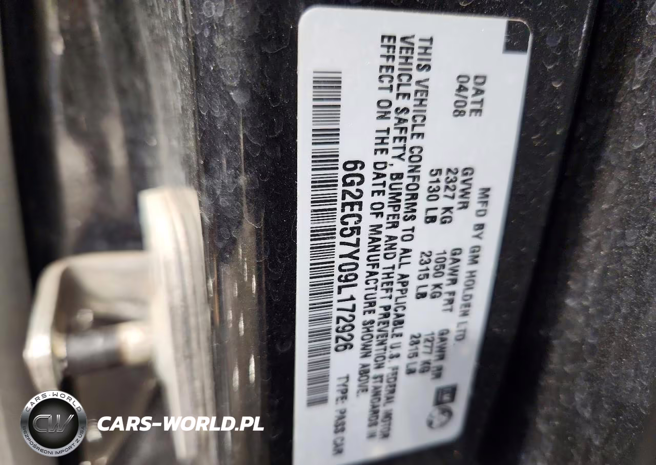 2009 Pontiac G8 Gt VIN:6G2EC57Y09L172926 - 12