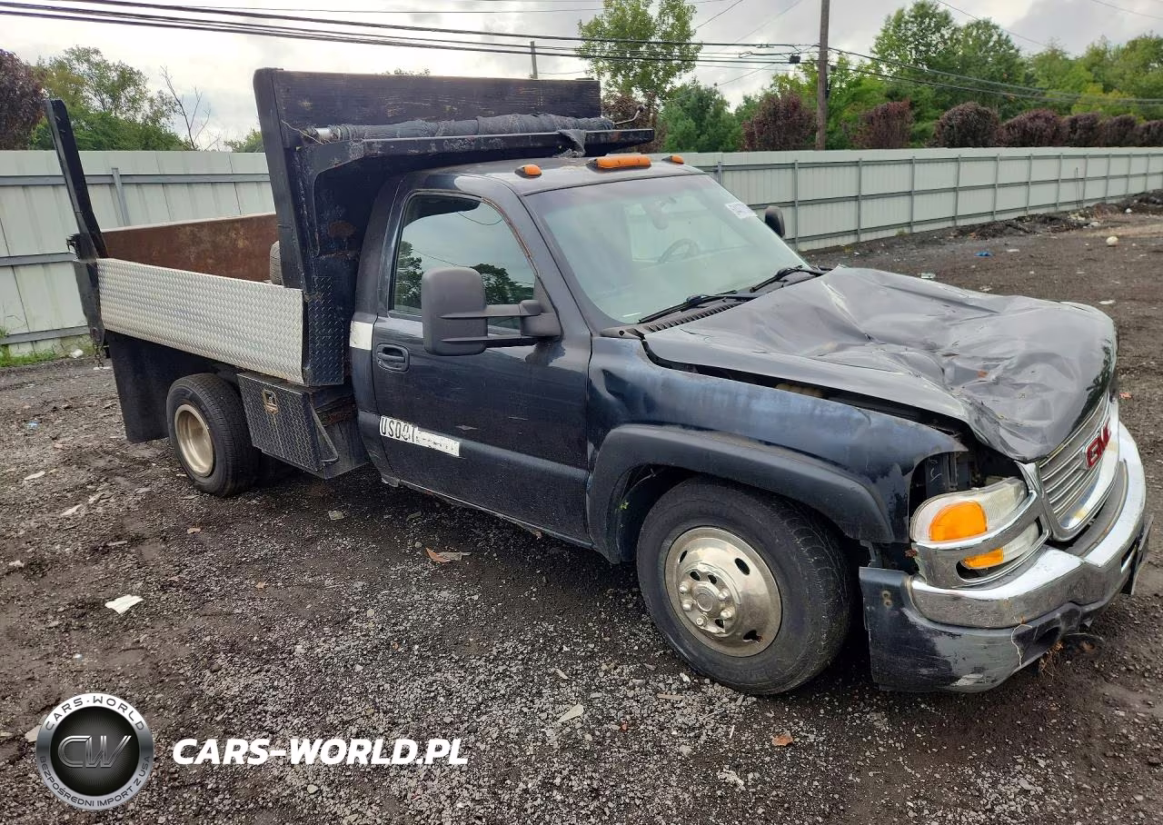 2004 GMC Sierra Dump Truck VIN:1GDJK34UX4E222255 - 4