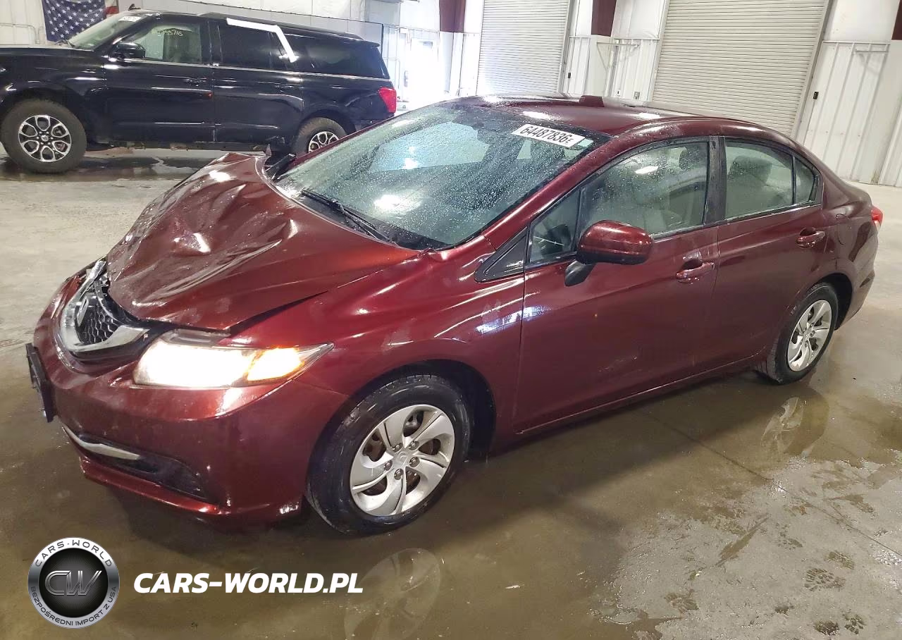 2014 Honda Civic Lx VIN:19XFB2F57EE009683 - 1