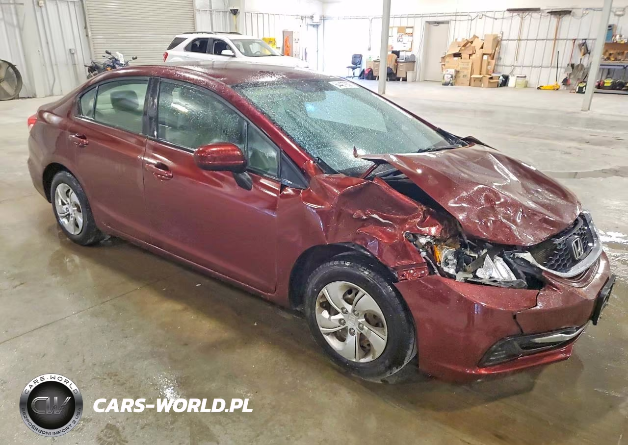 2014 Honda Civic Lx VIN:19XFB2F57EE009683 - 4